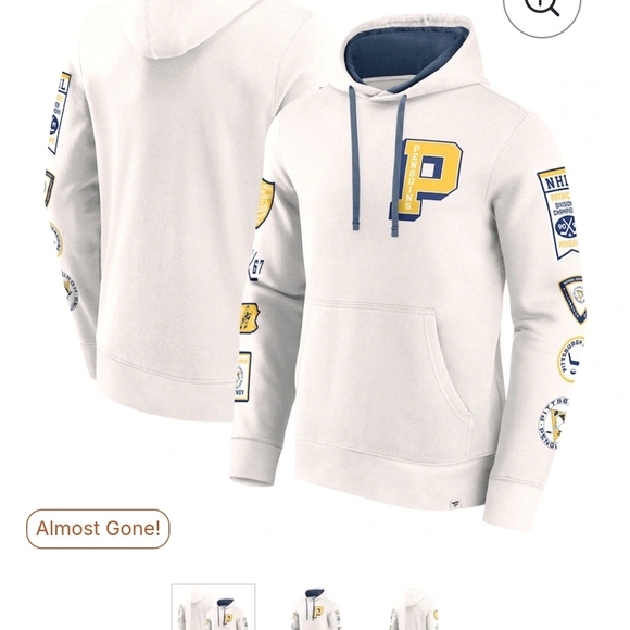Fanatics White and Blue Turtleneck Sweater - Picture 1 of 9